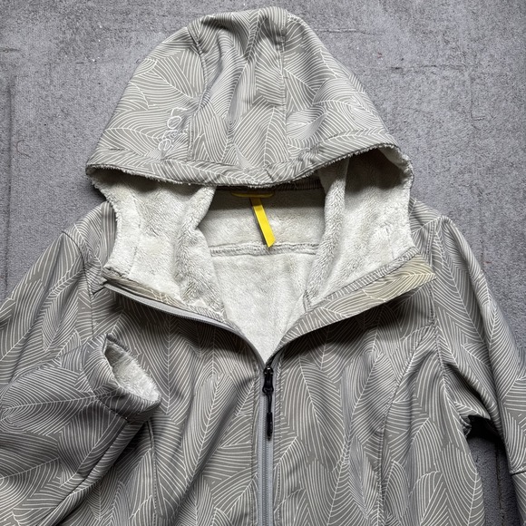 Lole Women's Hooded Longline Fleece Lined Jacket Gray Full Zip Size Large - Picture 2 of 12